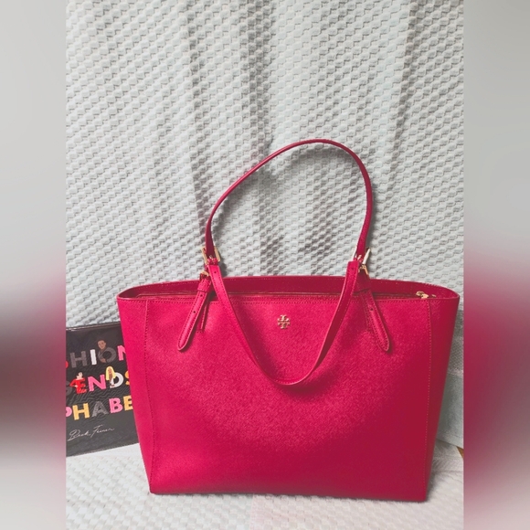 Tory Burch Handbags - Tory Burch Hot Pink Women's Tote Ba